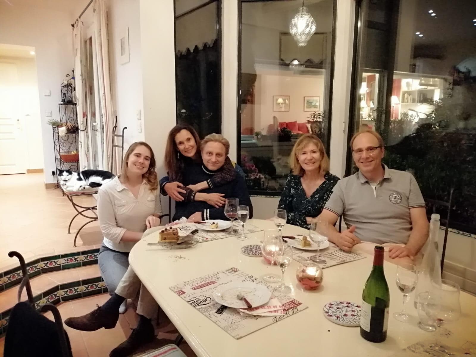 Le plus vieil ami de Marc... Les Hérouins, avec leur fille Maeylis, filleul de Marc