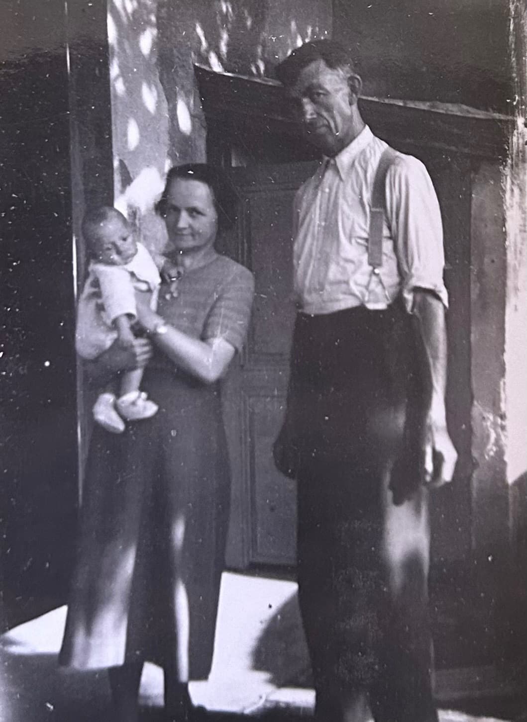 Andre et ses grands parents - Lazar et Joséphine