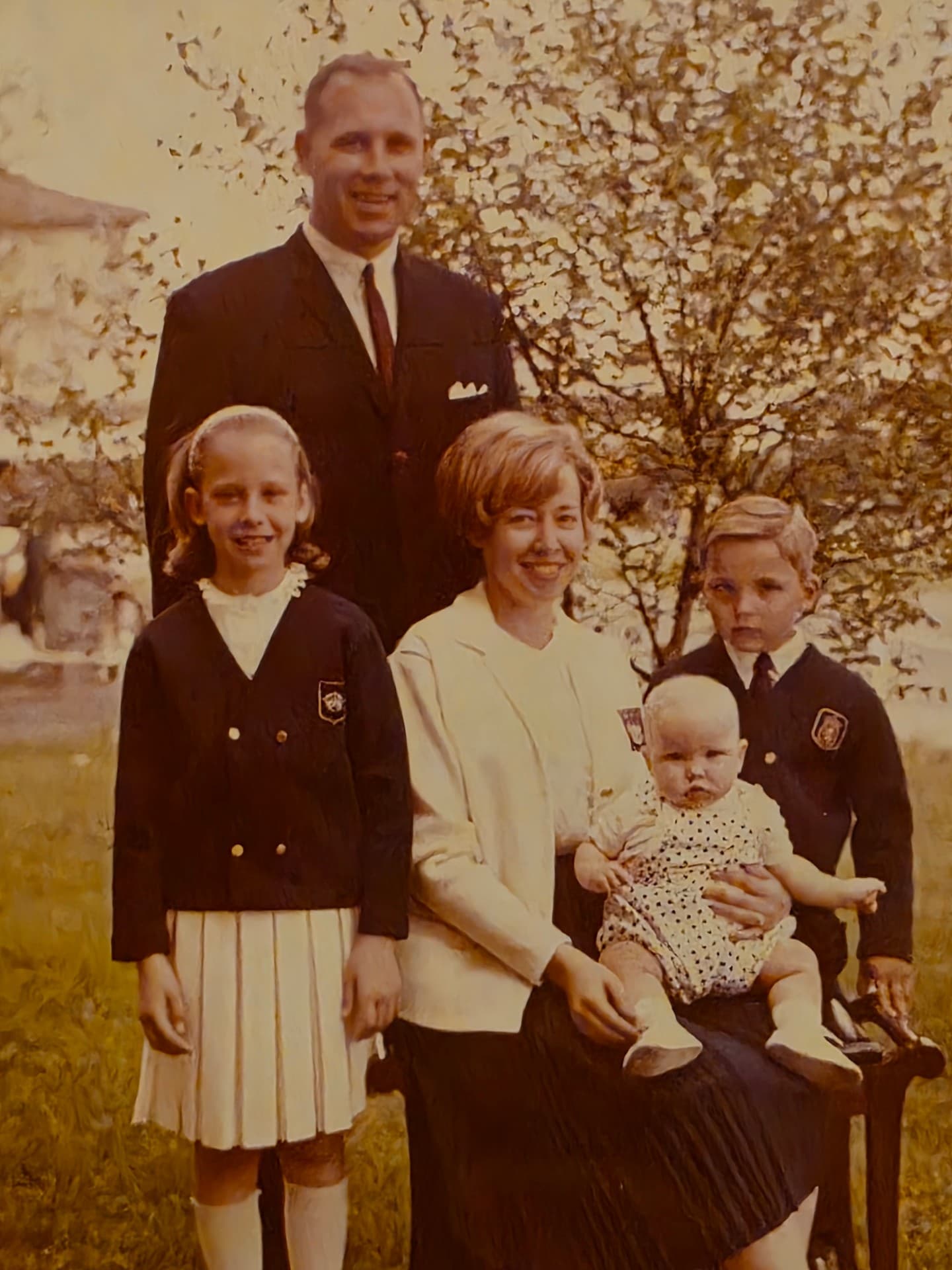 Frank and family in Europe