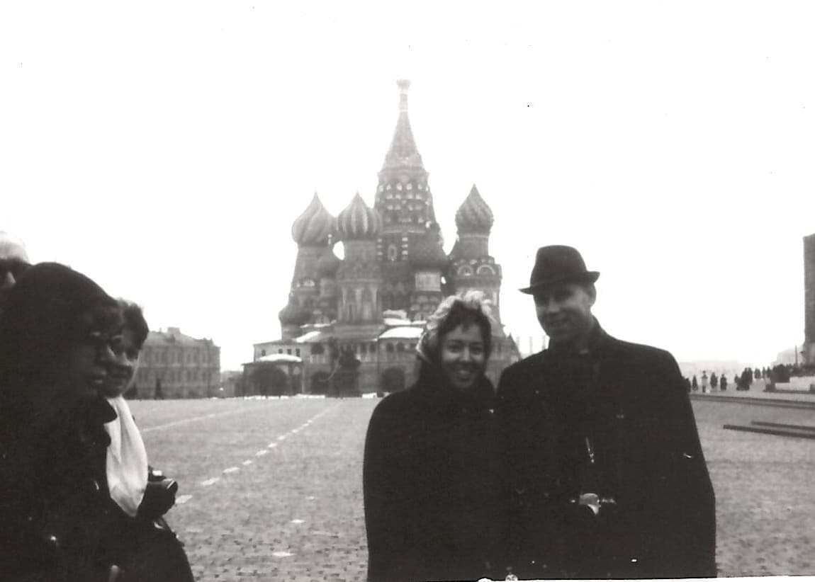 Mom & Dad in the Red Square, Moscow circa 1960s