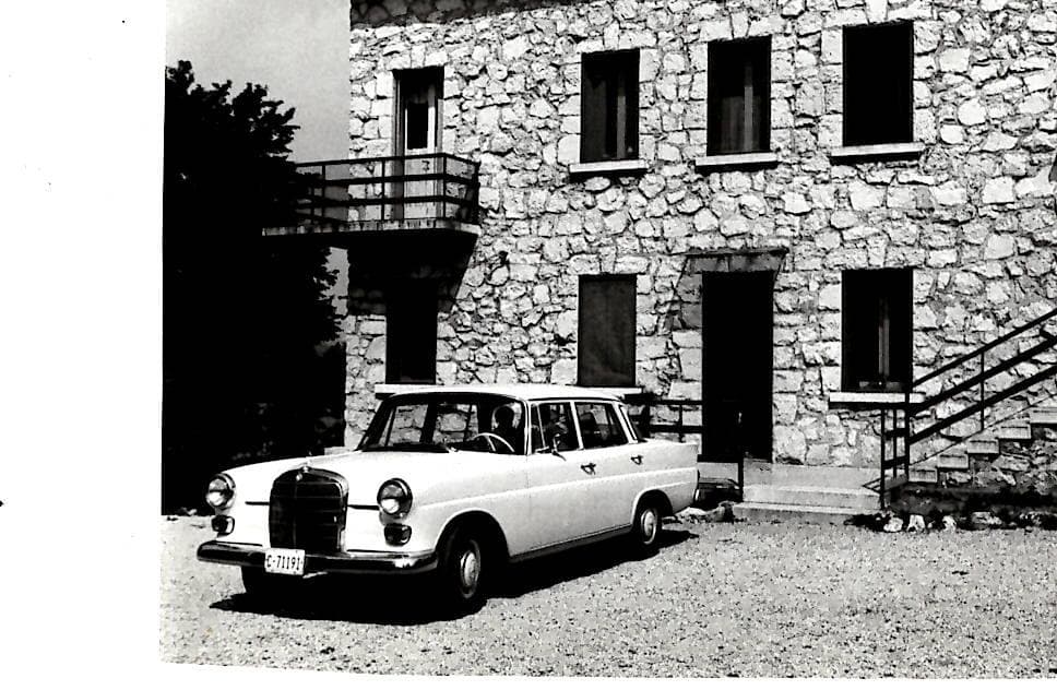 Mercedes Benz parked at our home in Debba, Vicenza, Italy