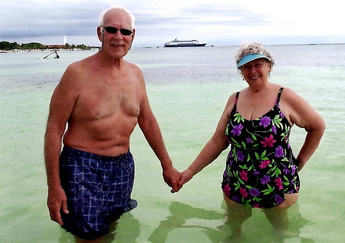 Frank & Barbara on their cruise December 1, 2006