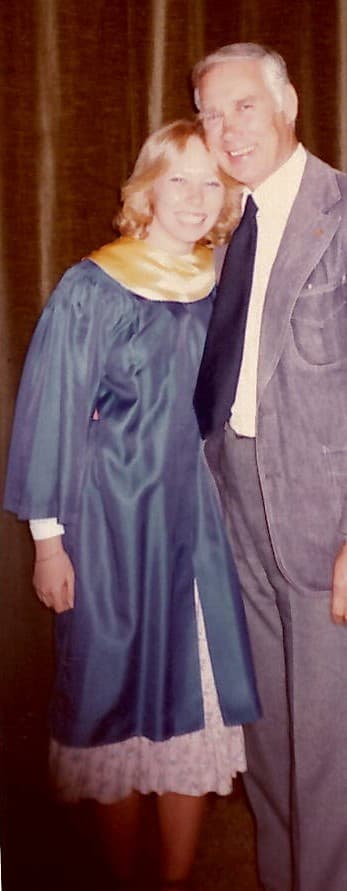 Denise & Dad May 1982