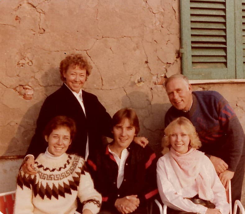 Mom, Dawn, Mark, Dad & Denise January 1984