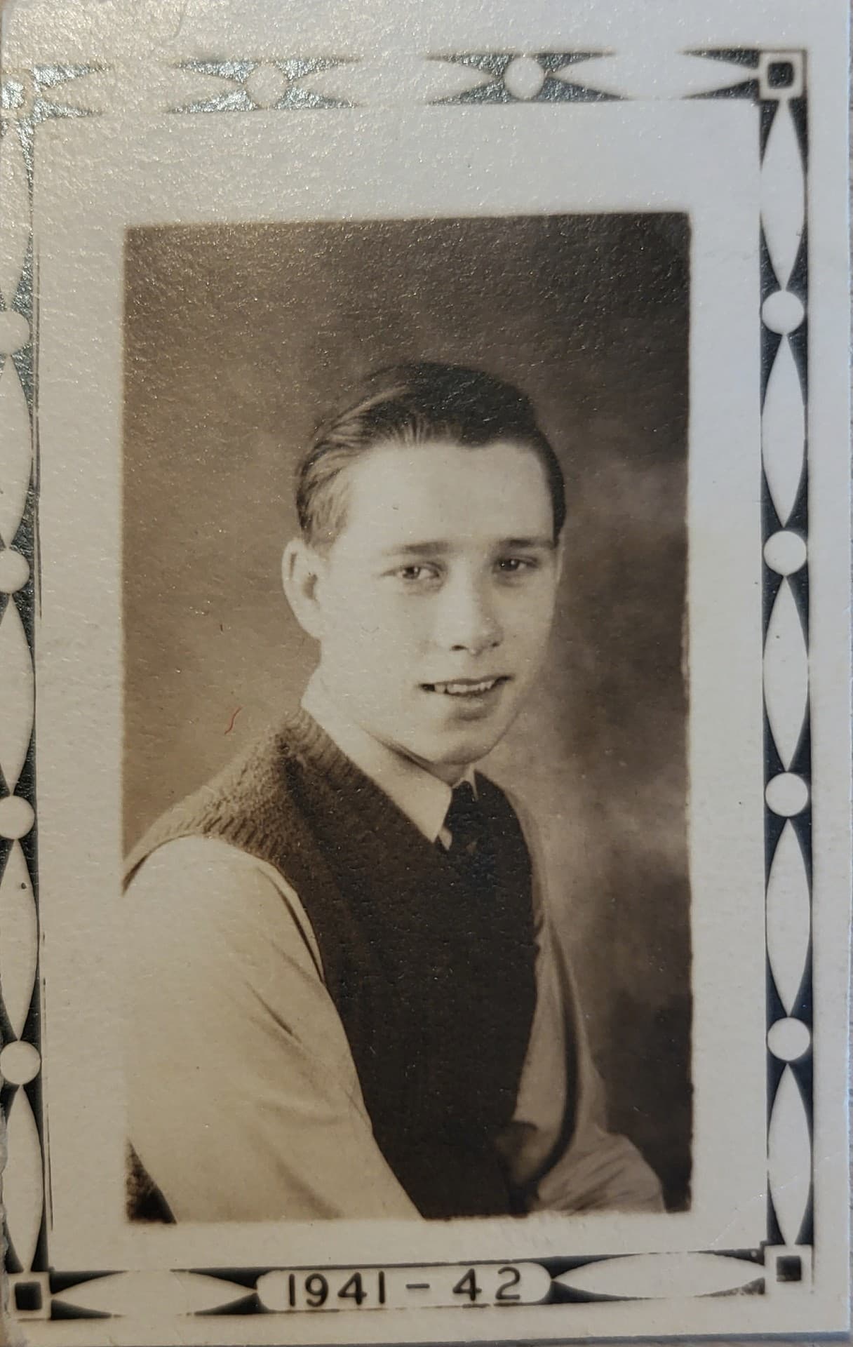 Dad at 17 from mom's photo collection 